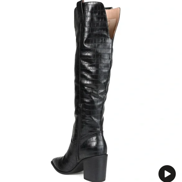 Journee Extra Wide Calf Women's Knee-high boot - Picture 2 of 8